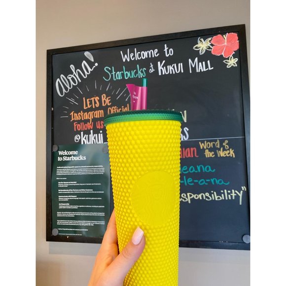 New Starbucks Pineapple Tumbler Hawaiian Exclusive - Picture 1 of 8